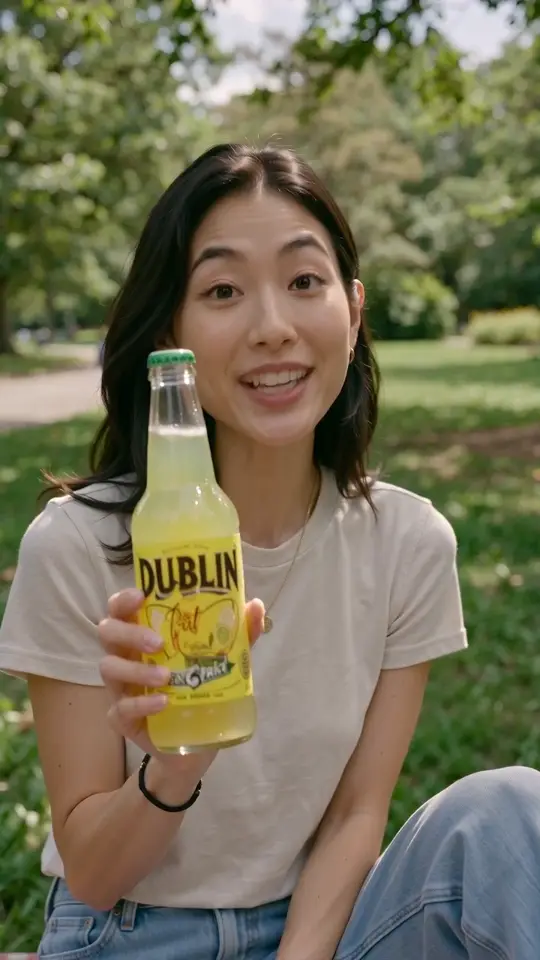 Keiko, a persona-locked AI creator in a food and beverage spot