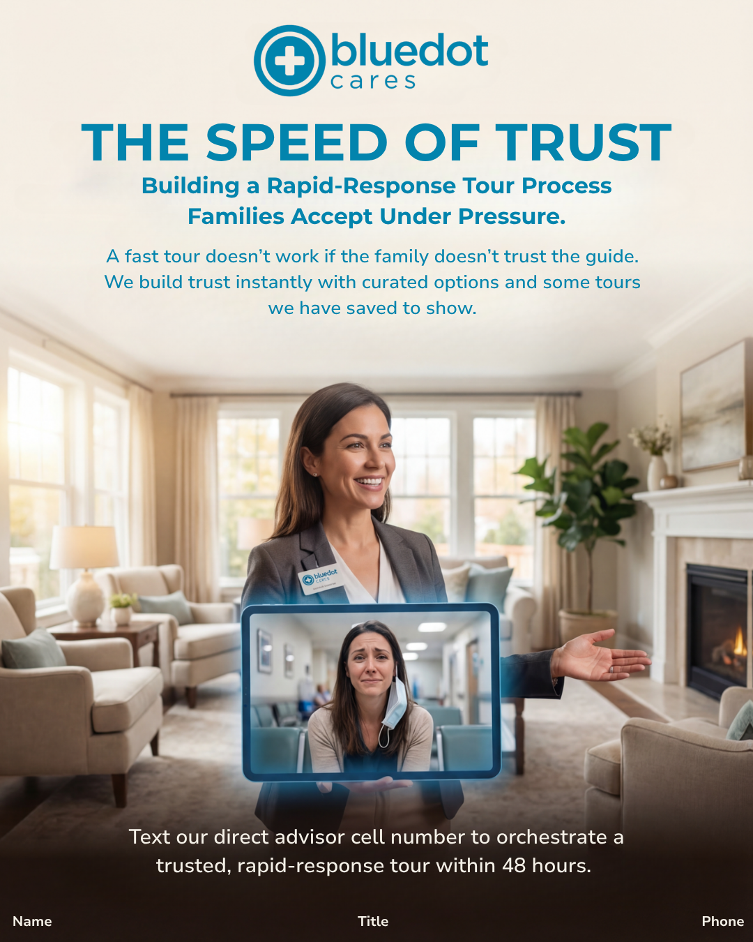 The speed of trust: BlueDot Cares strategic frame