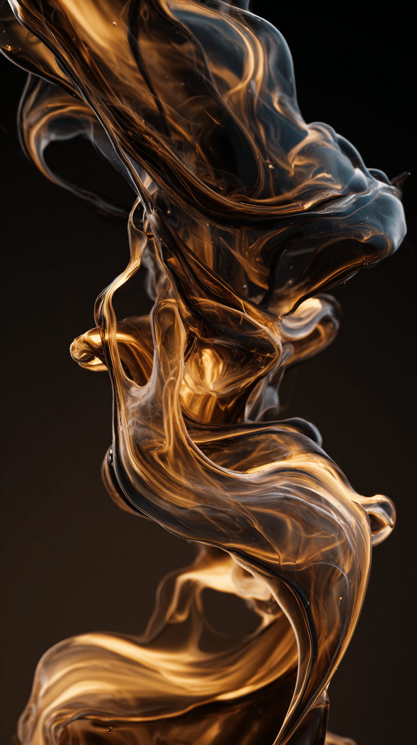 Gold and ink motion study used across the campaign