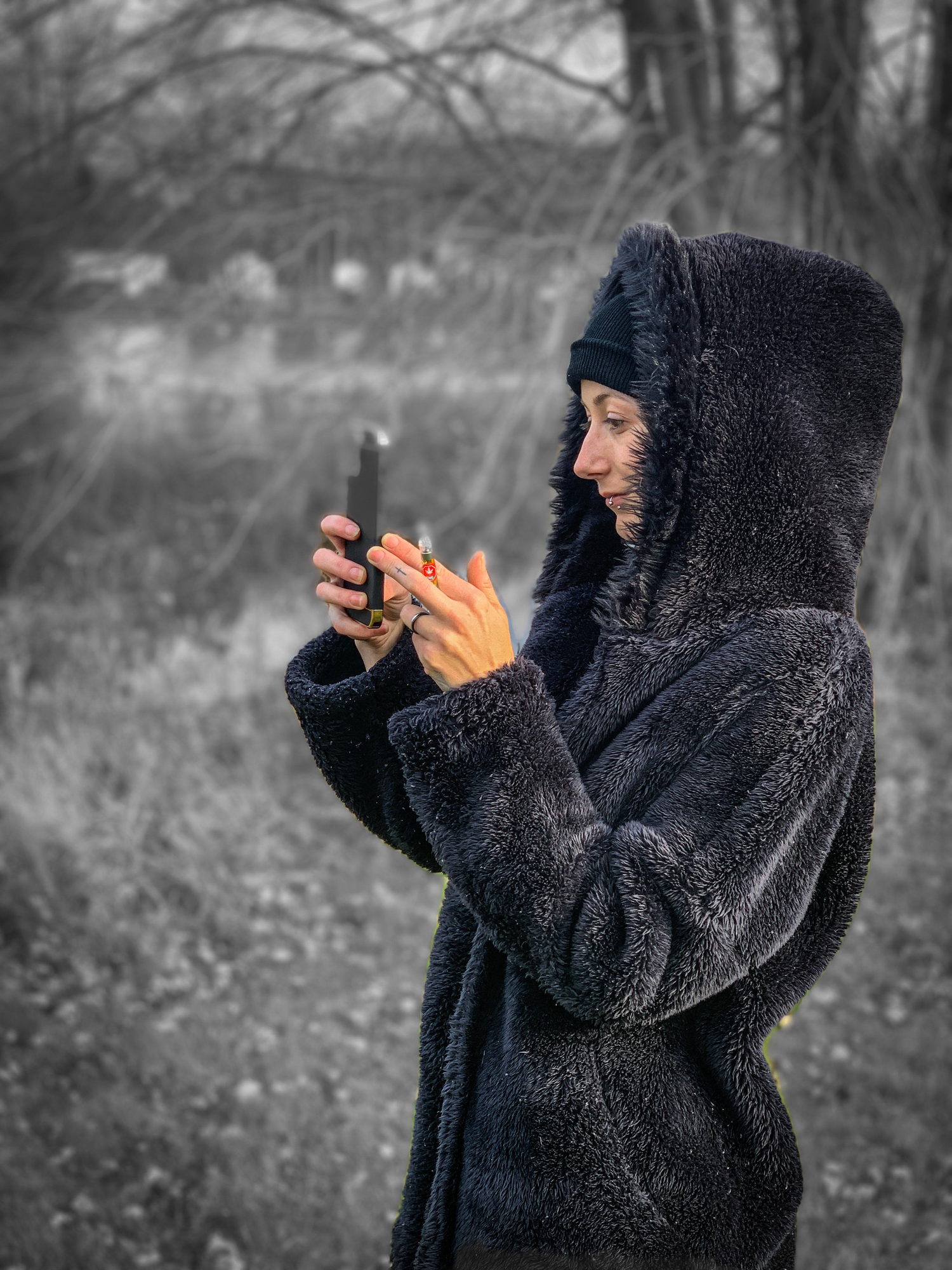 Selective colour study